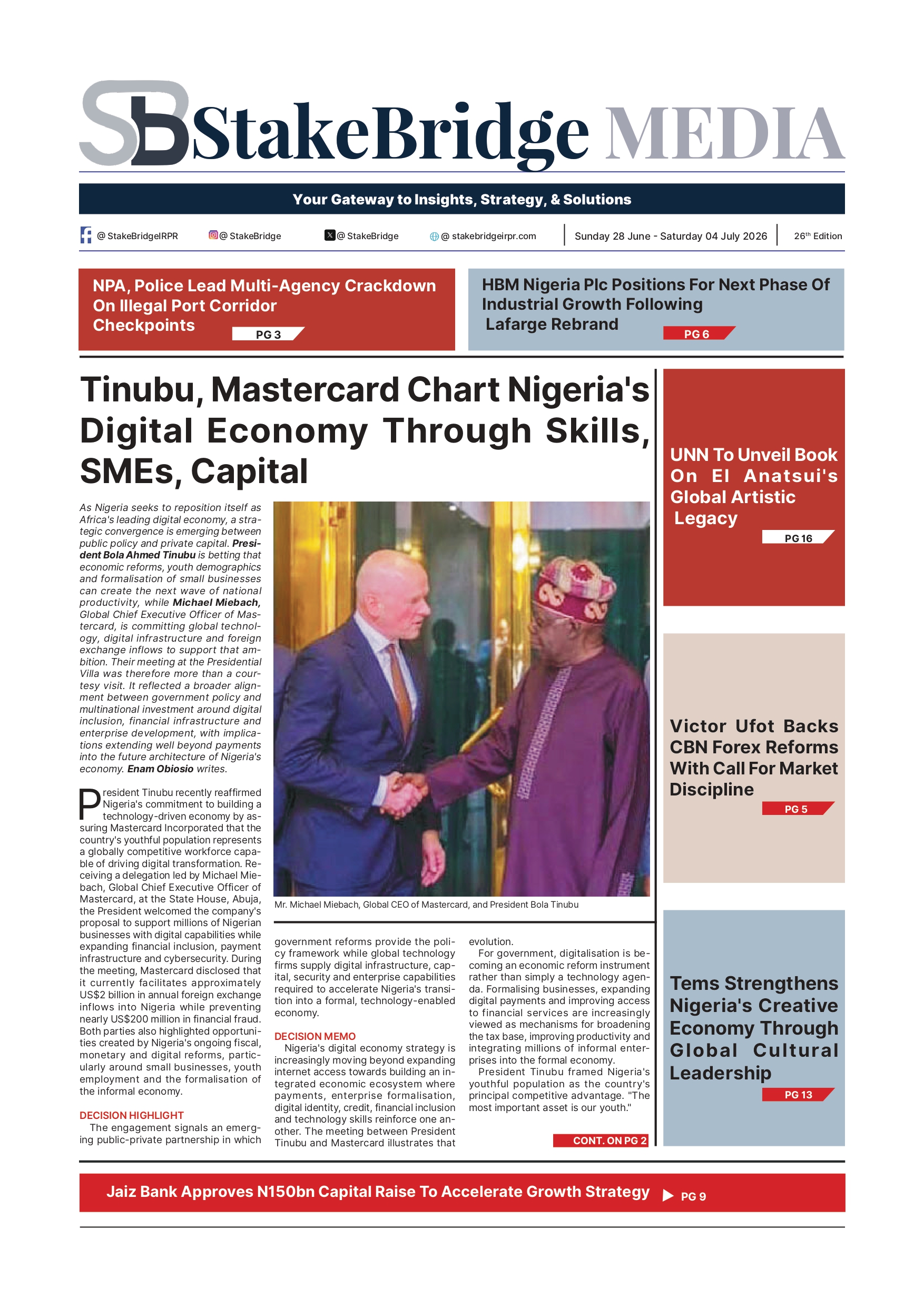 StakeBridge Media epublication 026
