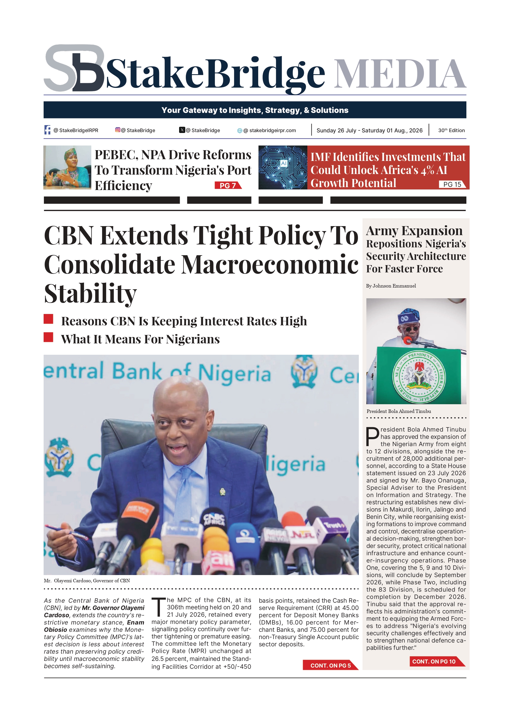 StakeBridge Media ePublication 030