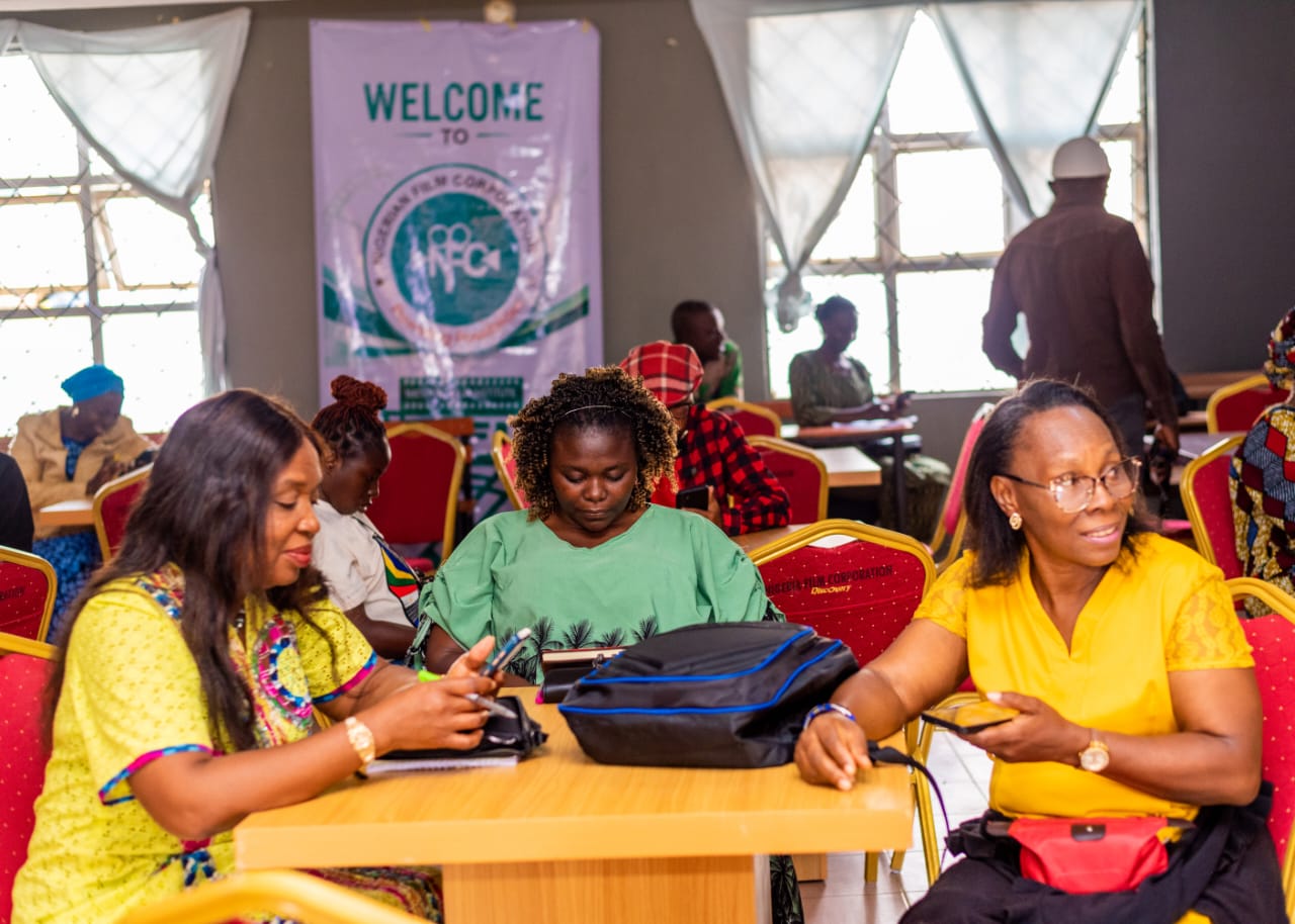 NFC and GIZ stakeholders discuss skills development for women in technical filmmaking roles in Nollywood.